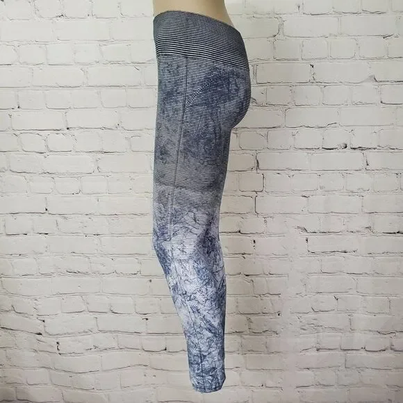 𝅺lululemon Ebb to Train Tight Wash White Black Luna 4 - Picture 4 of 9